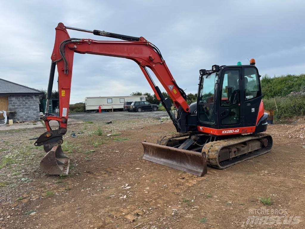 Kubota KX 080-4 Midi excavators  7t - 12t