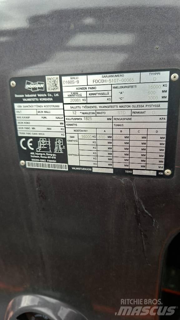 Doosan D160S-9 Diesel trucks
