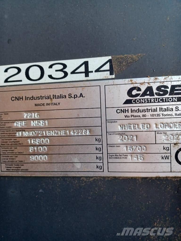 CASE 721 G Evolution Wheel loaders