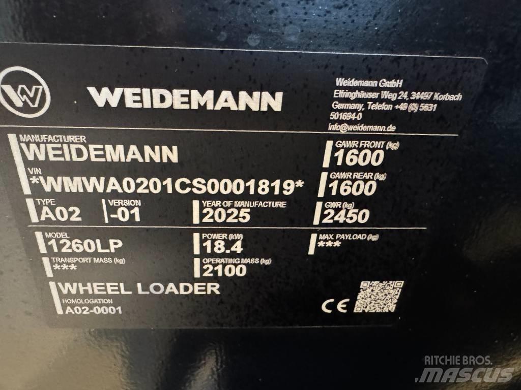 Weidemann 1260 LP Multi purpose loaders