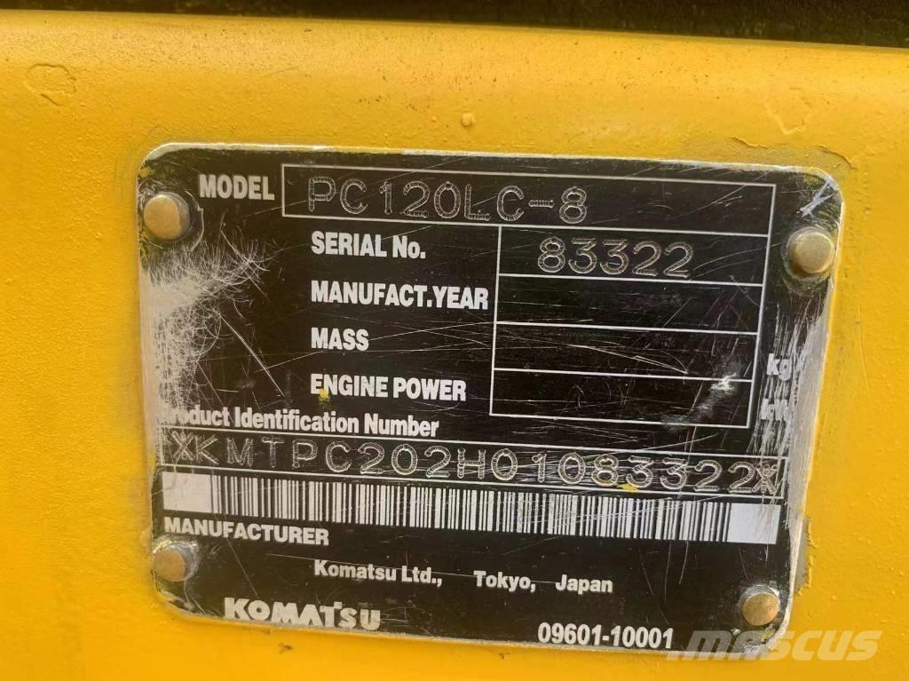 Komatsu PC 120-8 Midi excavators  7t - 12t