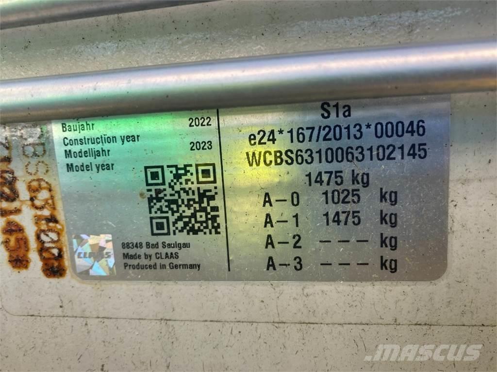 CLAAS VOLTO 1300 T Rakes and tedders