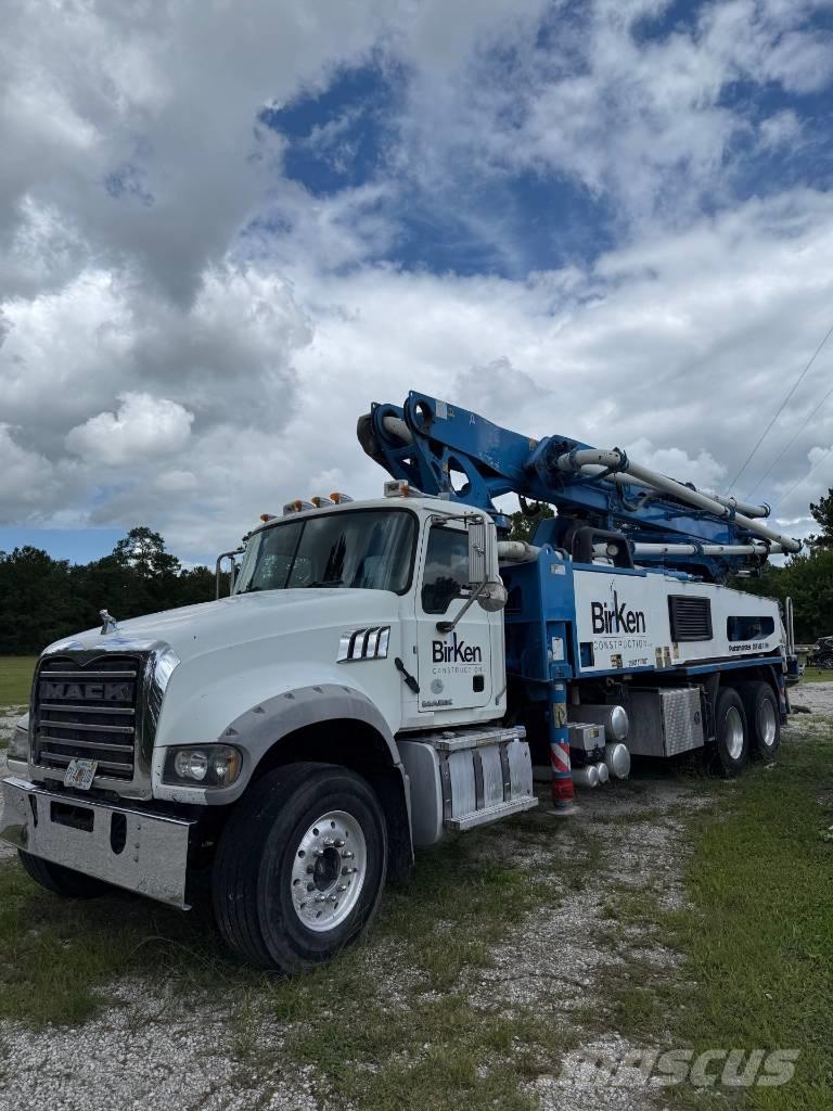 Putzmeister 38Z Concrete pump trucks