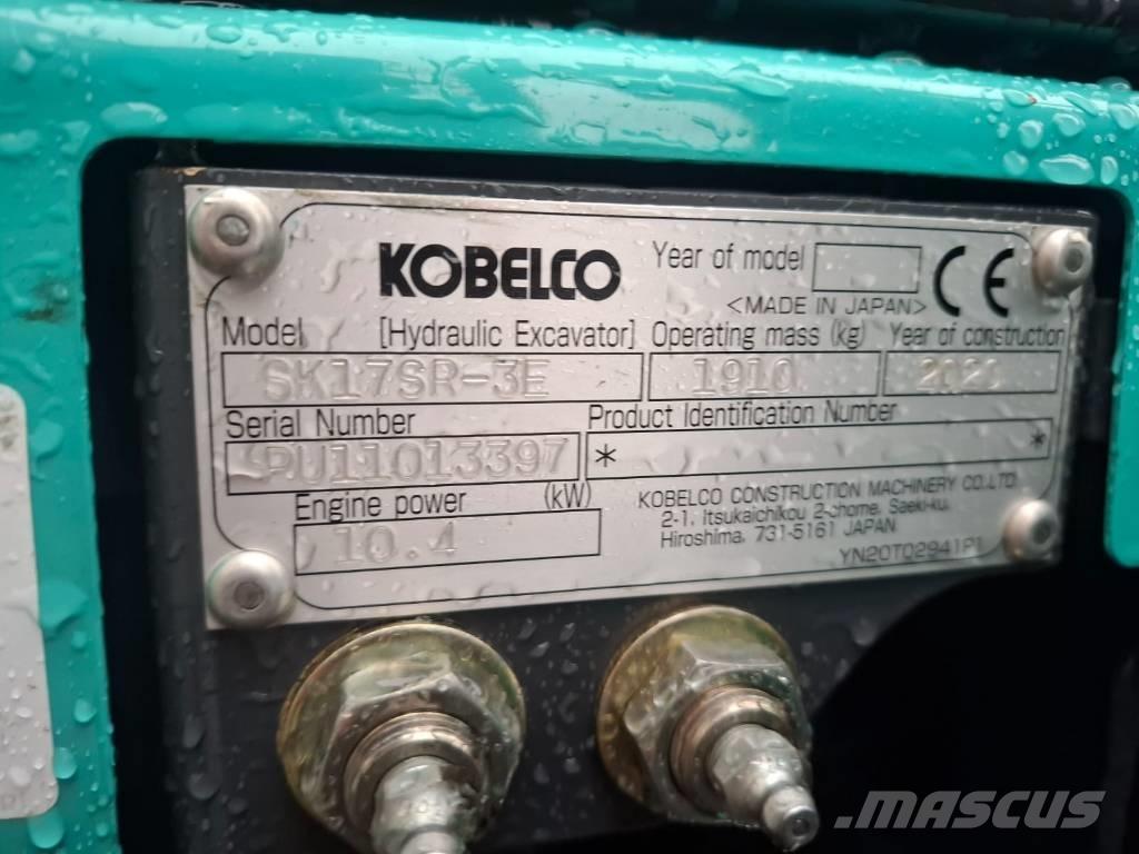 Kobelco SK 17 SR-3E Mini excavators < 7t (Mini diggers)