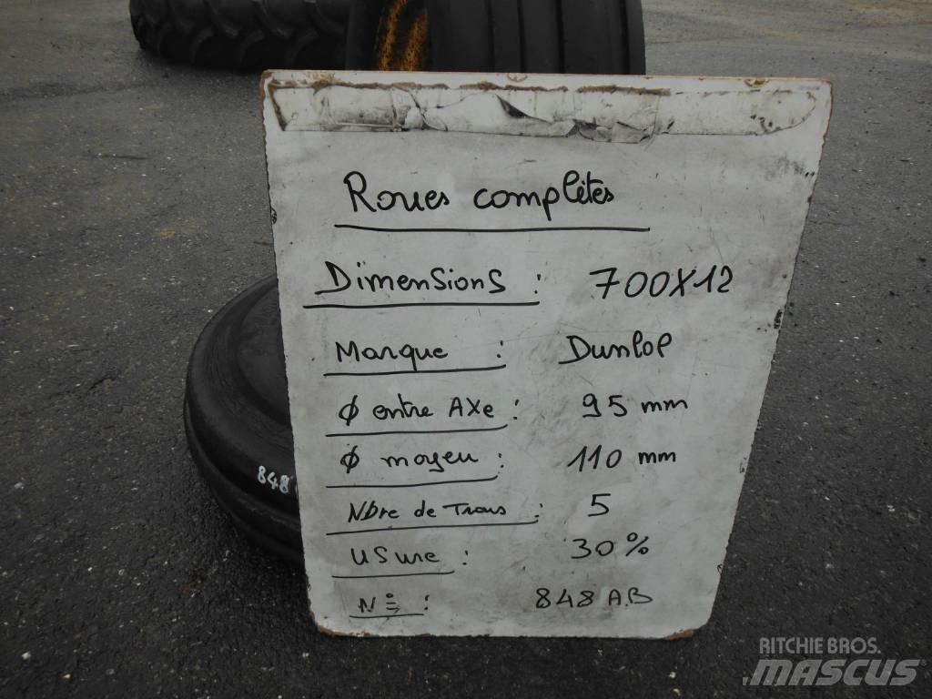 Dunlop 7.00X12 Tyres, wheels and rims