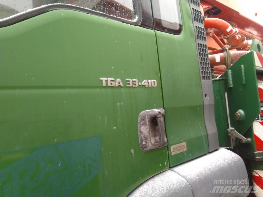 MAN TGA 33.410 Concrete pump trucks