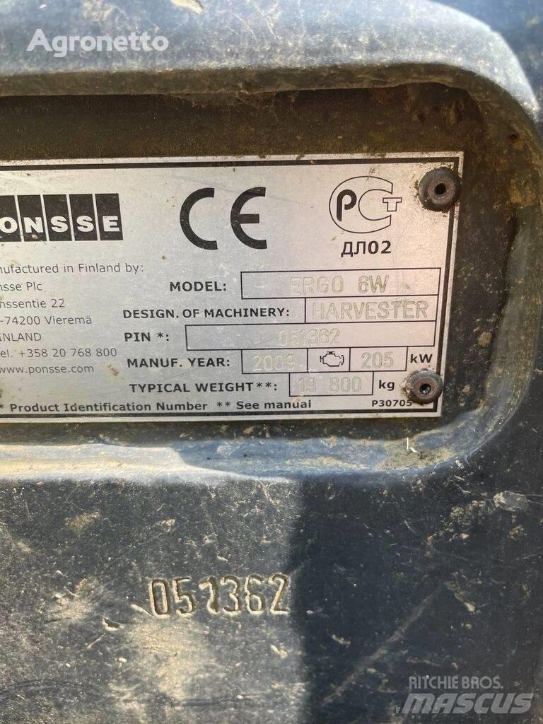 Ponsse Ergo 6W Harvesters