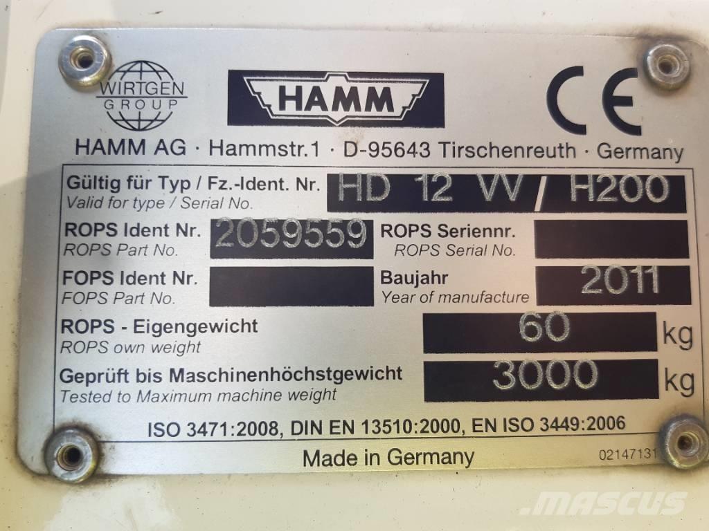 Hamm HD 12 VV Twin drum rollers