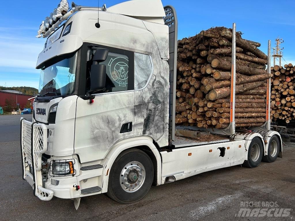 Scania R 650 Timber trucks