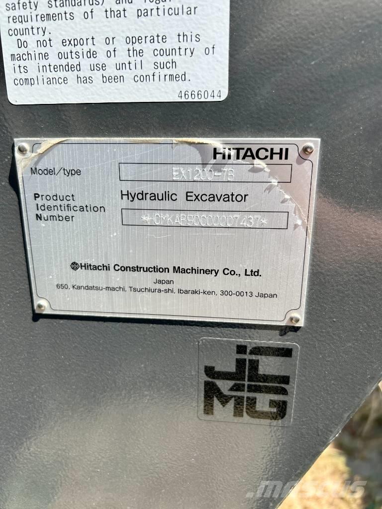 Hitachi EX 1200-7B Crawler excavators