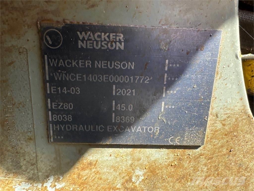 Wacker Neuson EZ80 Crawler excavators
