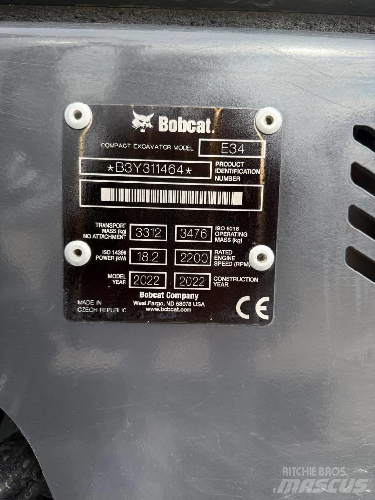 Bobcat E 34 Mini excavators < 7t (Mini diggers)