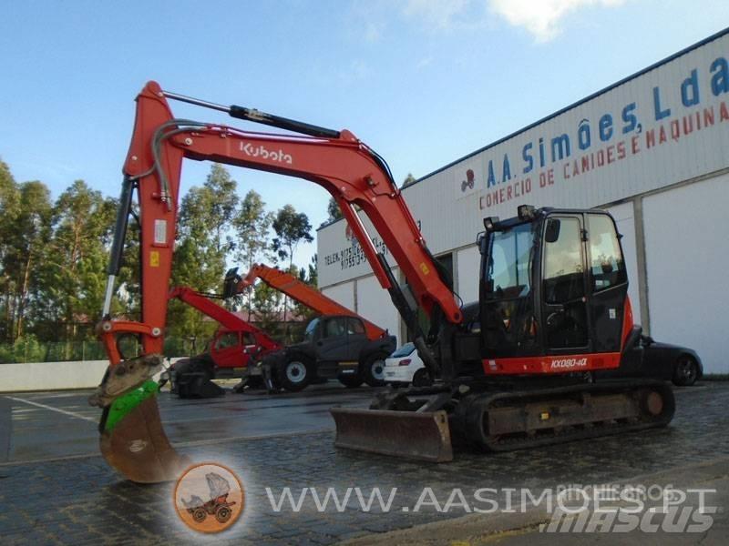Kubota KX 080-4 Midi excavators  7t - 12t