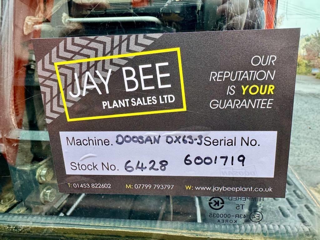 Doosan DX 63 R Mini excavators < 7t (Mini diggers)