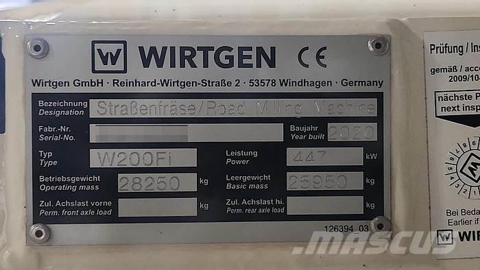 Wirtgen W200Fi Concrete Stone machines
