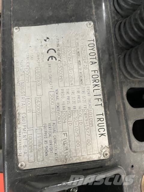 Toyota 62-7FDF30 Diesel trucks