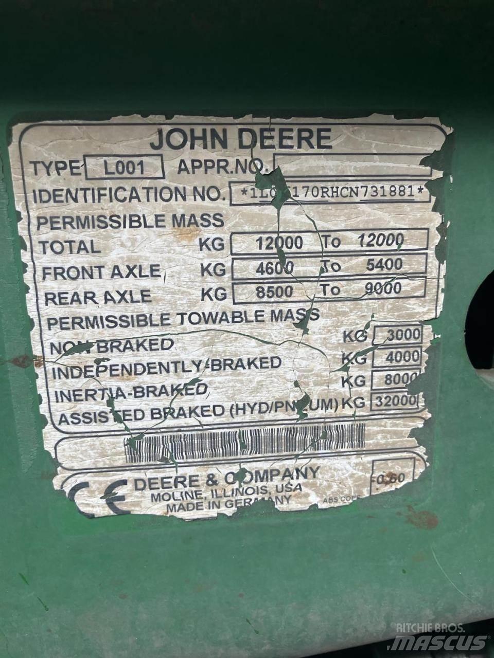 John Deere 6170R Tractors