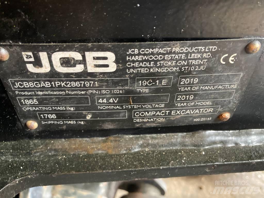JCB 19 C-IE Mini excavators < 7t (Mini diggers)