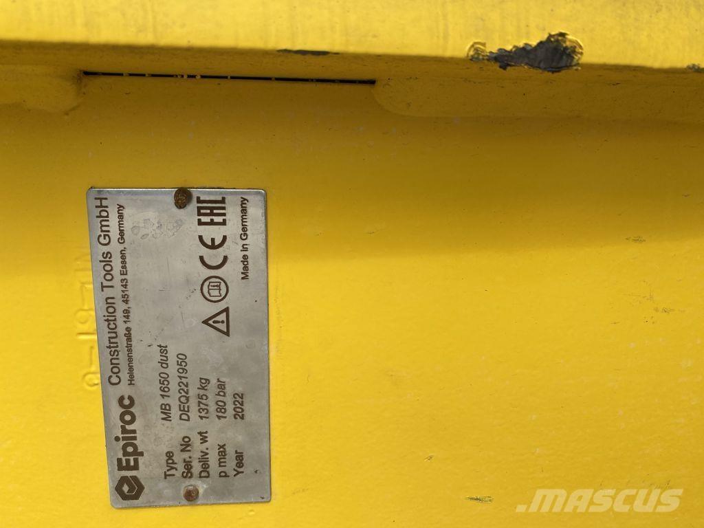 Epiroc MB1650D Hammers / Breakers