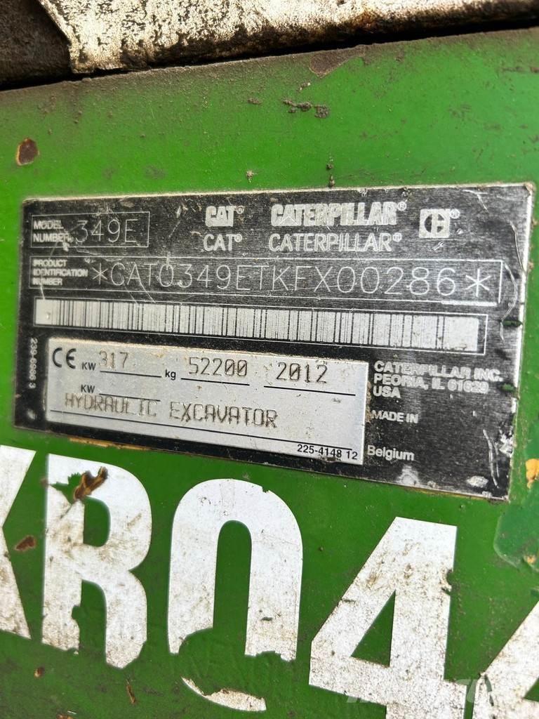 CAT 349EL VG Crawler excavators