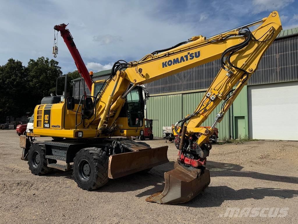 Komatsu PW 148-8 Wheeled excavators