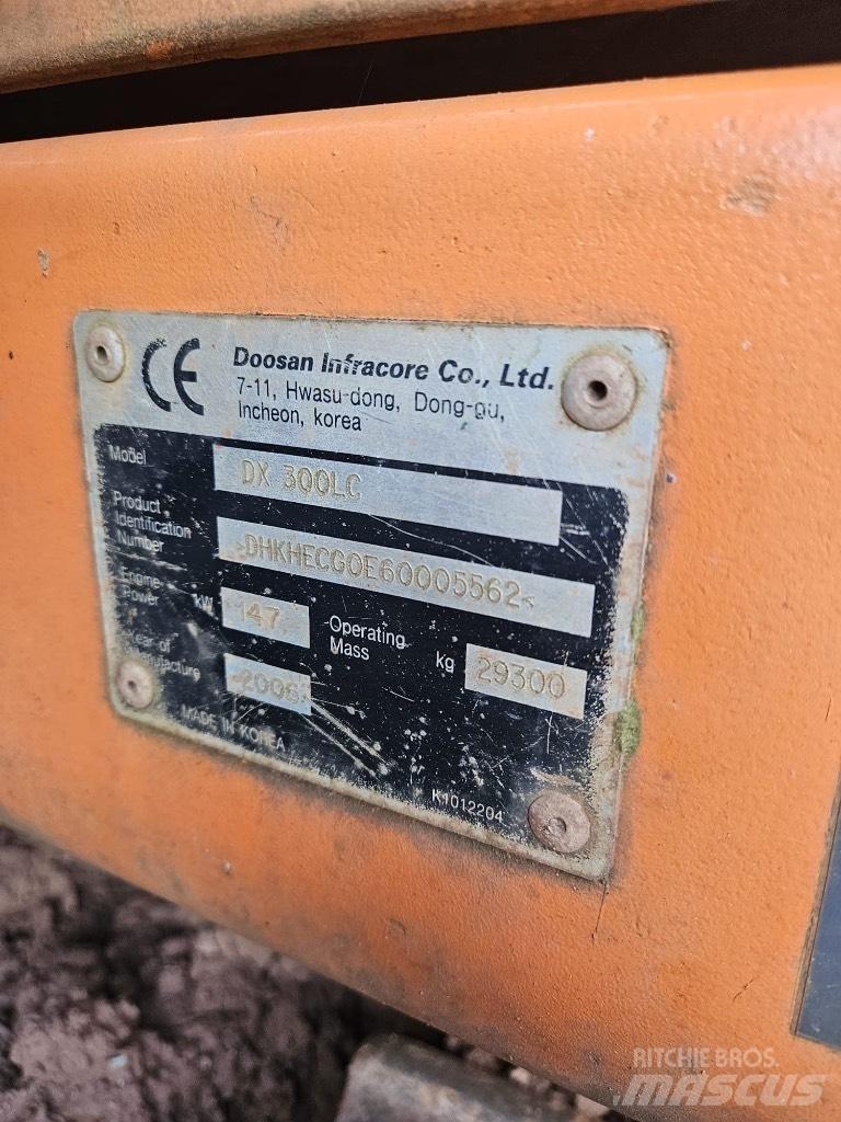 Doosan DX 300 LC-5 Crawler excavators
