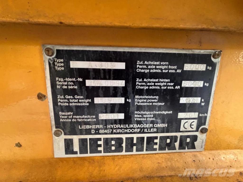 Liebherr A308 Wheeled excavators