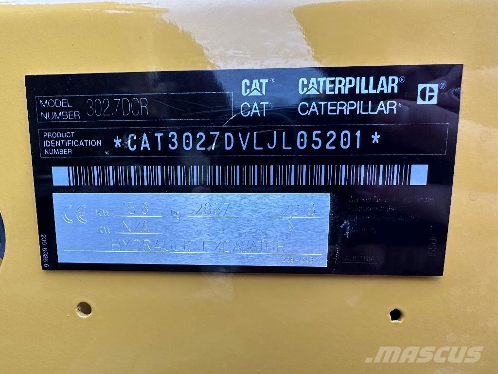 CAT 302.7 D CR Mini excavators < 7t (Mini diggers)