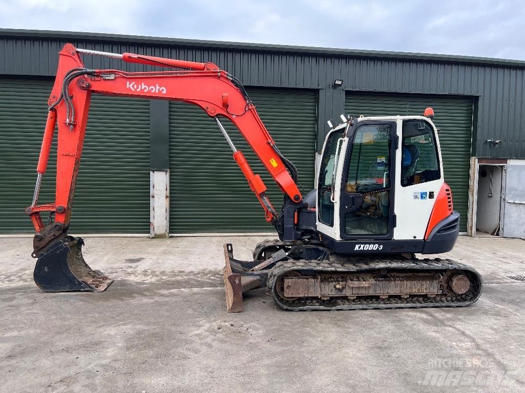 Kubota KX 080-3 Mini excavators < 7t (Mini diggers)