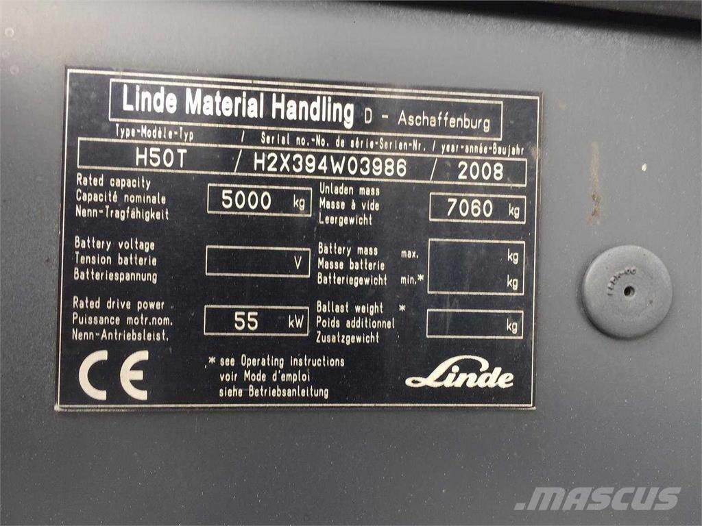 Linde H50T LPG trucks