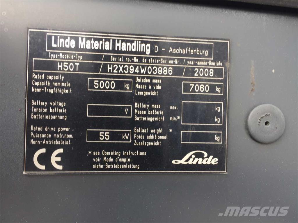 Linde H50T LPG trucks