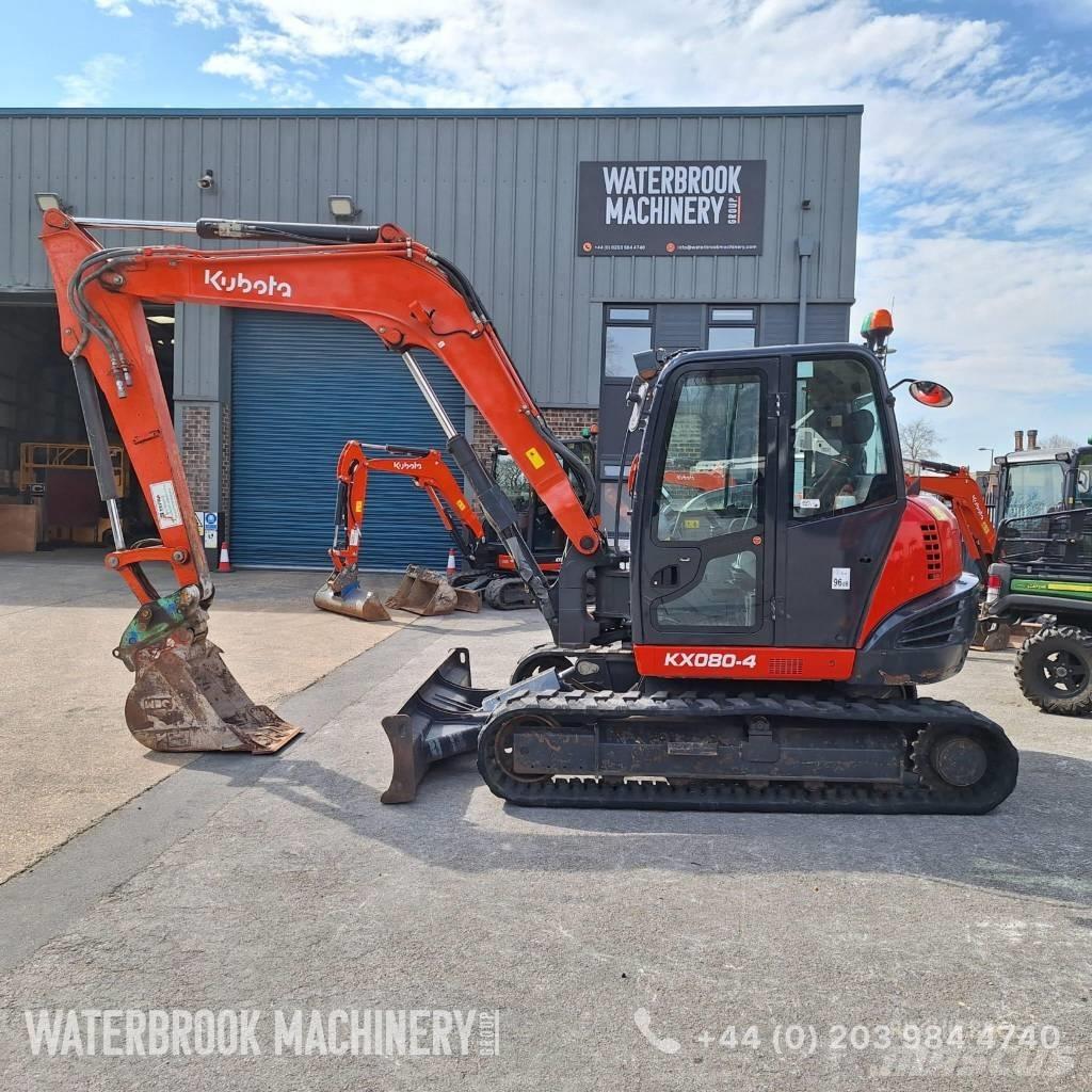 Kubota KX080-4 Midi excavators  7t - 12t