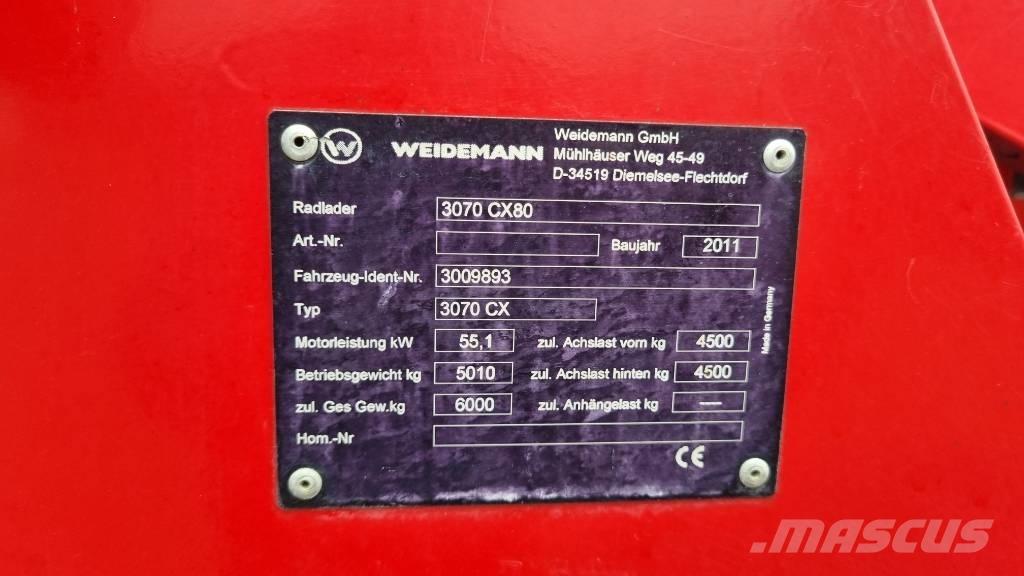 Weidemann 3070CX60 Wheel loaders
