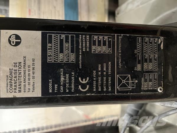 Manitou ES 513 Self propelled stackers