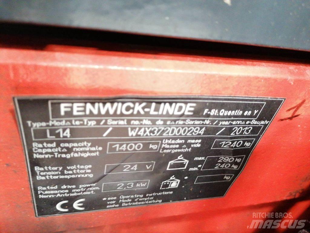 Linde L14I Pedestrian stacker