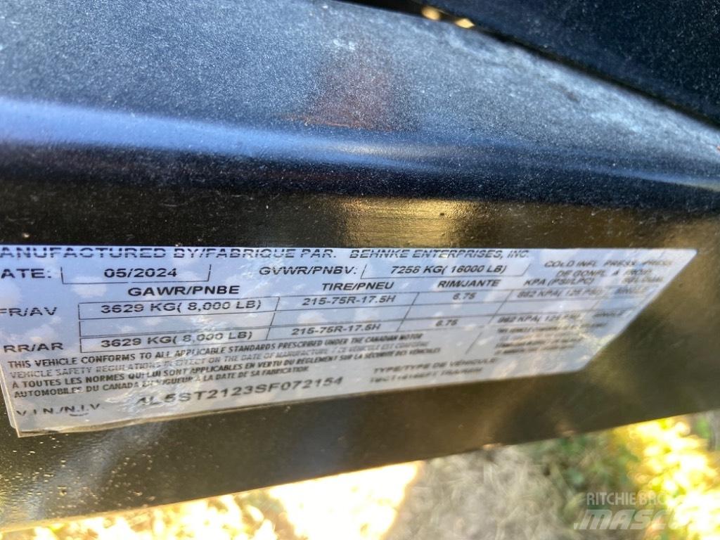 Behnke 1616EFT-8K Other trailers
