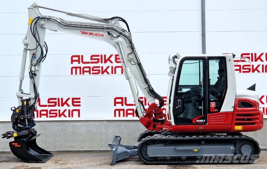 Takeuchi TB290-2 Midi excavators  7t - 12t