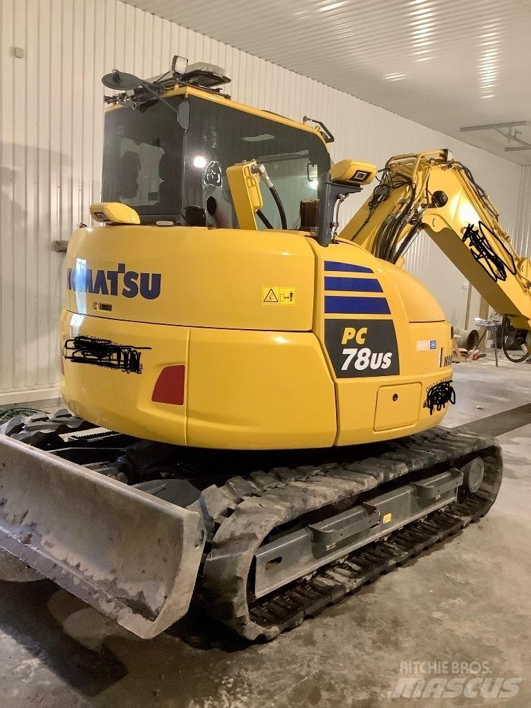 Komatsu Pc 78 us- 10 Midi excavators  7t - 12t