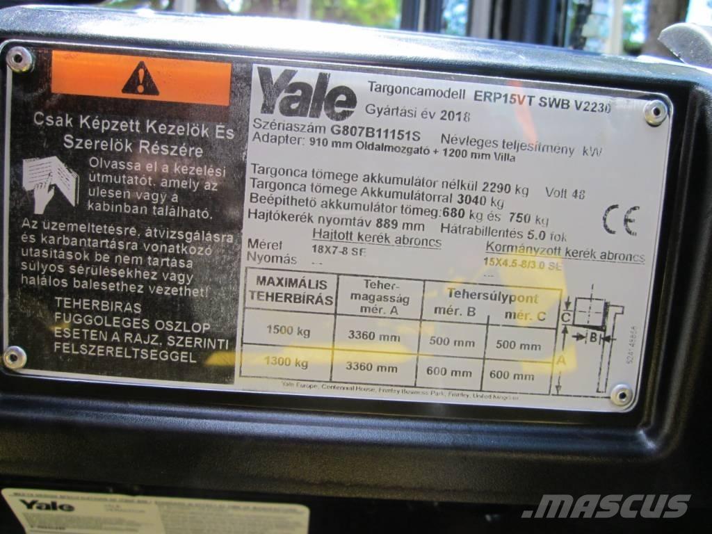 Yale ERP15VT Electric forklift trucks