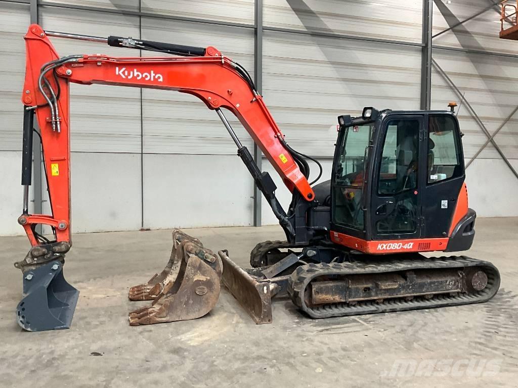 Kubota KX 080-4 A Midi excavators  7t - 12t