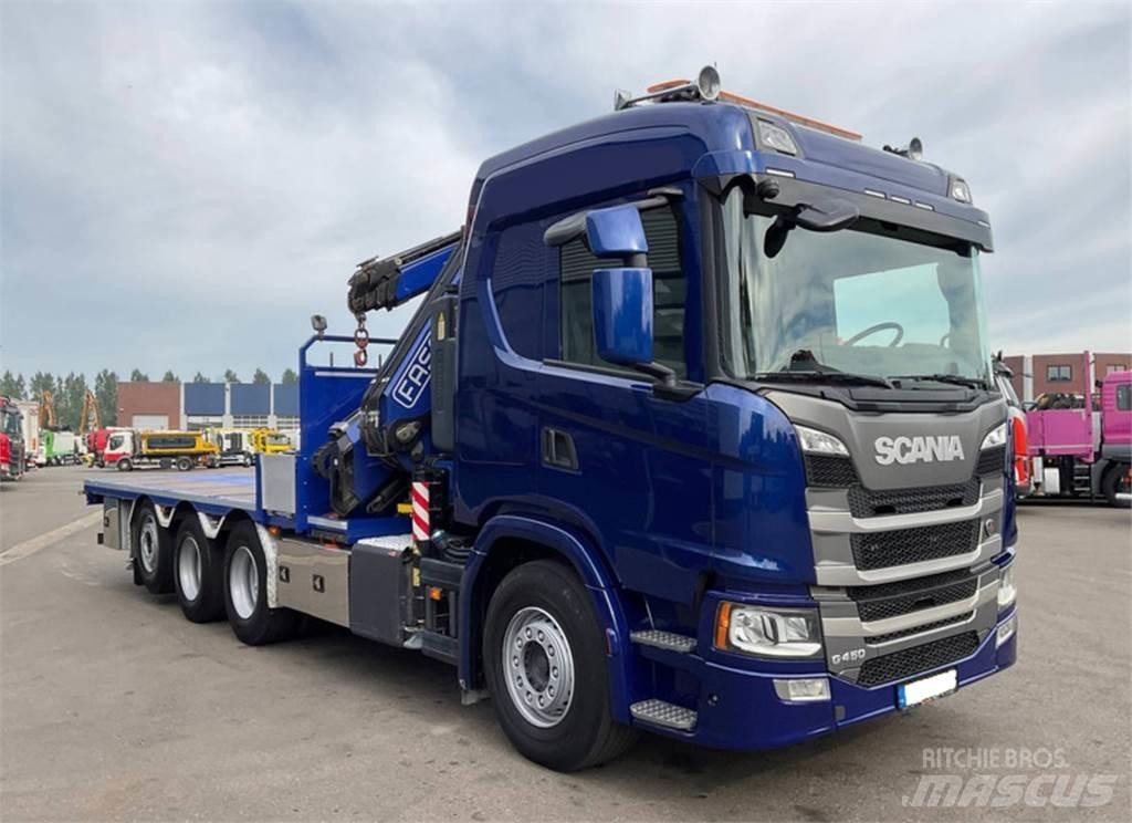 Scania G450 8X4 Crane trucks