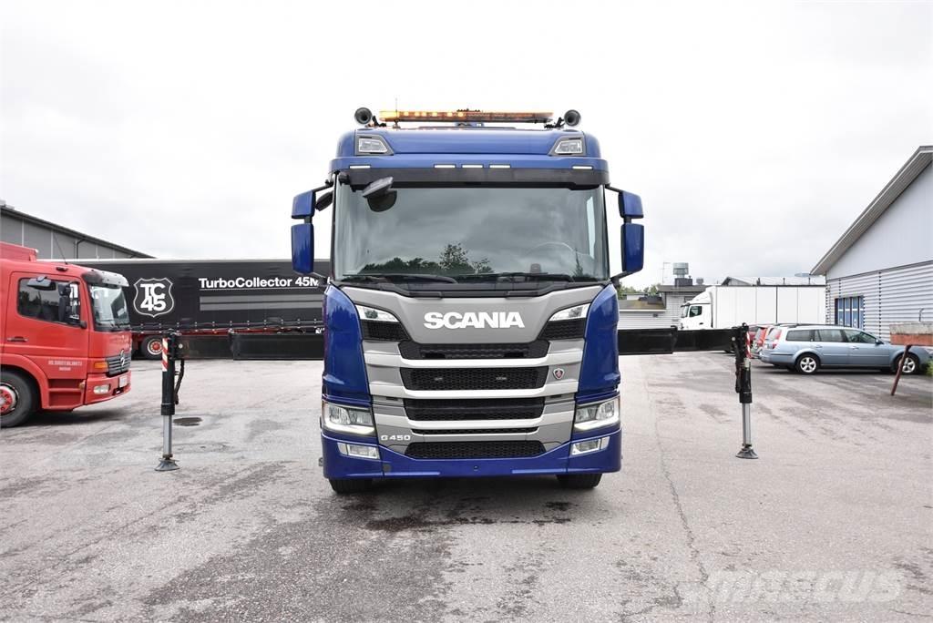 Scania G450 8X4 Crane trucks