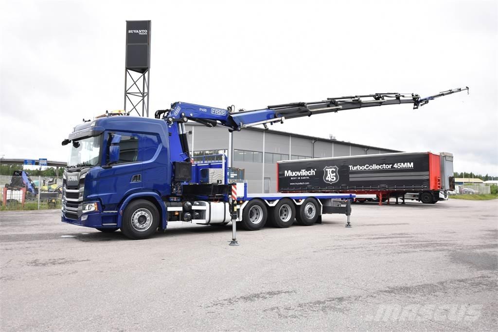 Scania G450 8X4 Crane trucks