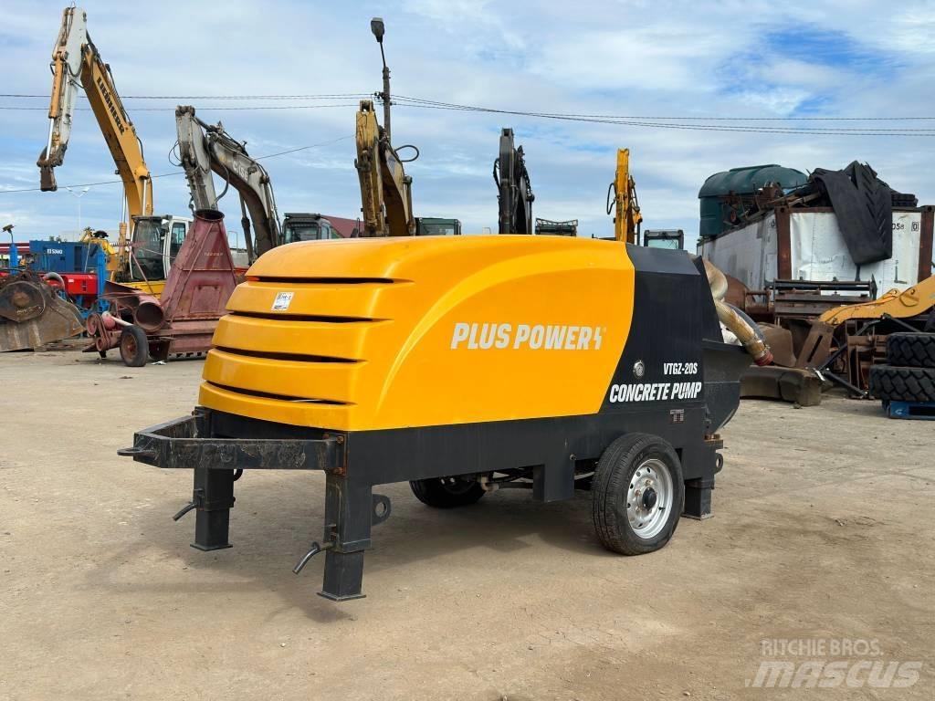 Plus Power VTGZ-20S Concrete pump trucks