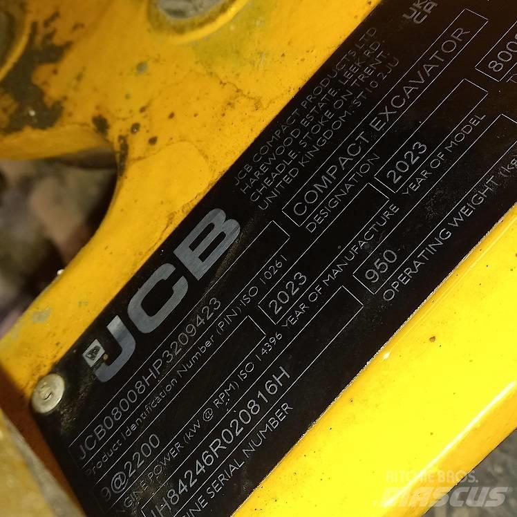 JCB 8008 Mini excavators < 7t (Mini diggers)