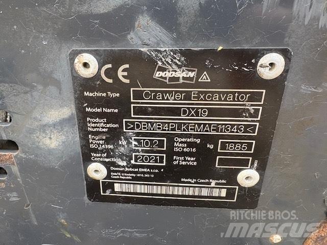 Doosan DX 19Z Mini excavators < 7t (Mini diggers)