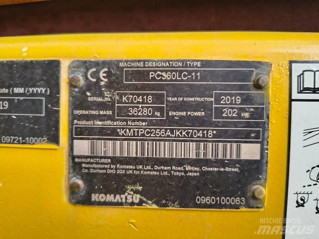 Komatsu PC 360 LC- 11 Crawler excavators