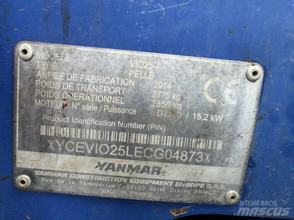 Yanmar Vio 25-4 Mini excavators < 7t (Mini diggers)