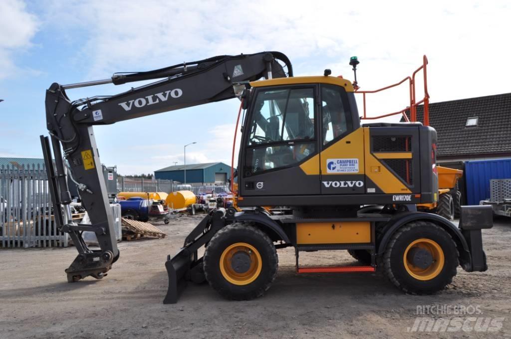 Volvo EWR 170 Wheeled excavators