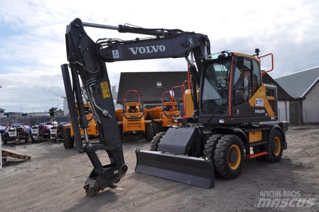 Volvo EWR 170 Wheeled excavators